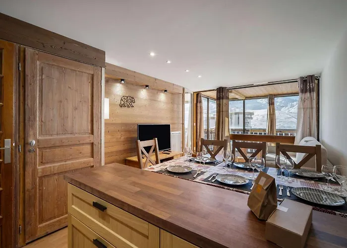 Cozy Renovated With Panoramic Mountain View Val Thorens
